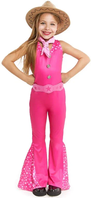 Disfraz de Barbie Vaquera Fucsia para Niña - Image 3
