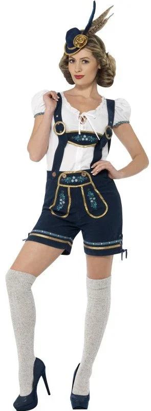 Disfraz de Bávara con Pantalón Premium para Mujer - Image 3