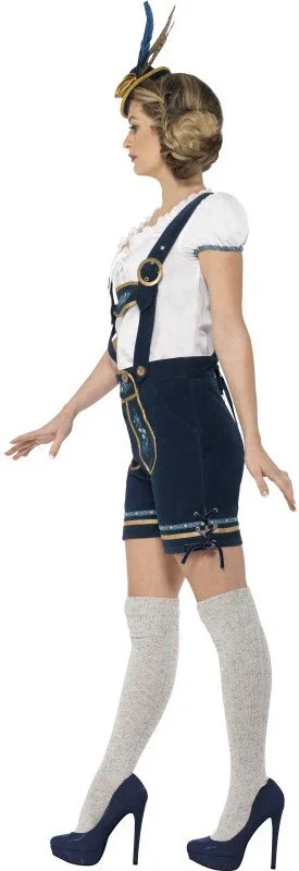 Disfraz de Bávara con Pantalón Premium para Mujer - Image 4
