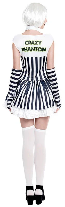 Disfraz de Beetlejuice Corto para Mujer - Image 2