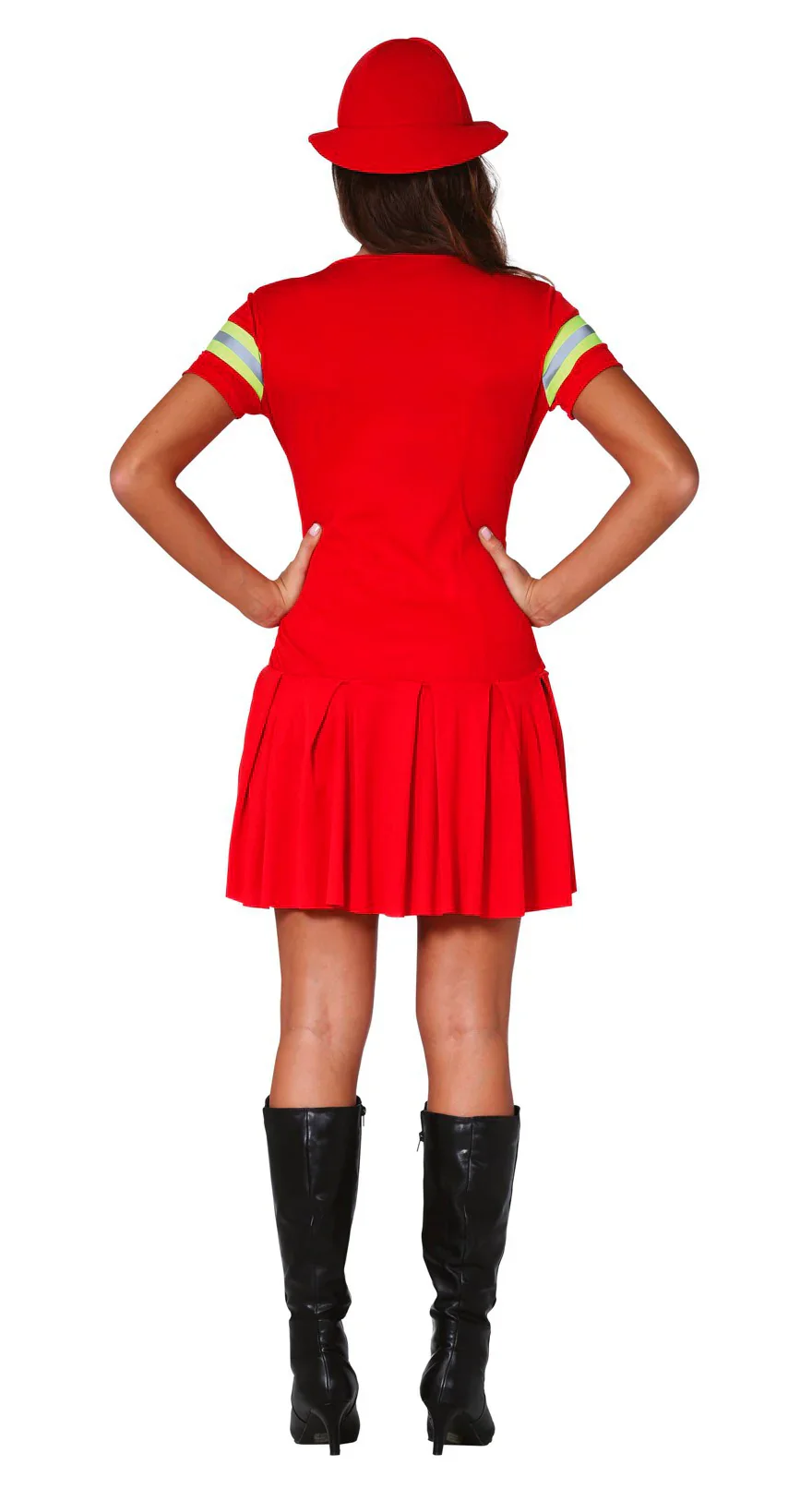 Disfraz de Bombera Roja para Mujer - Image 2