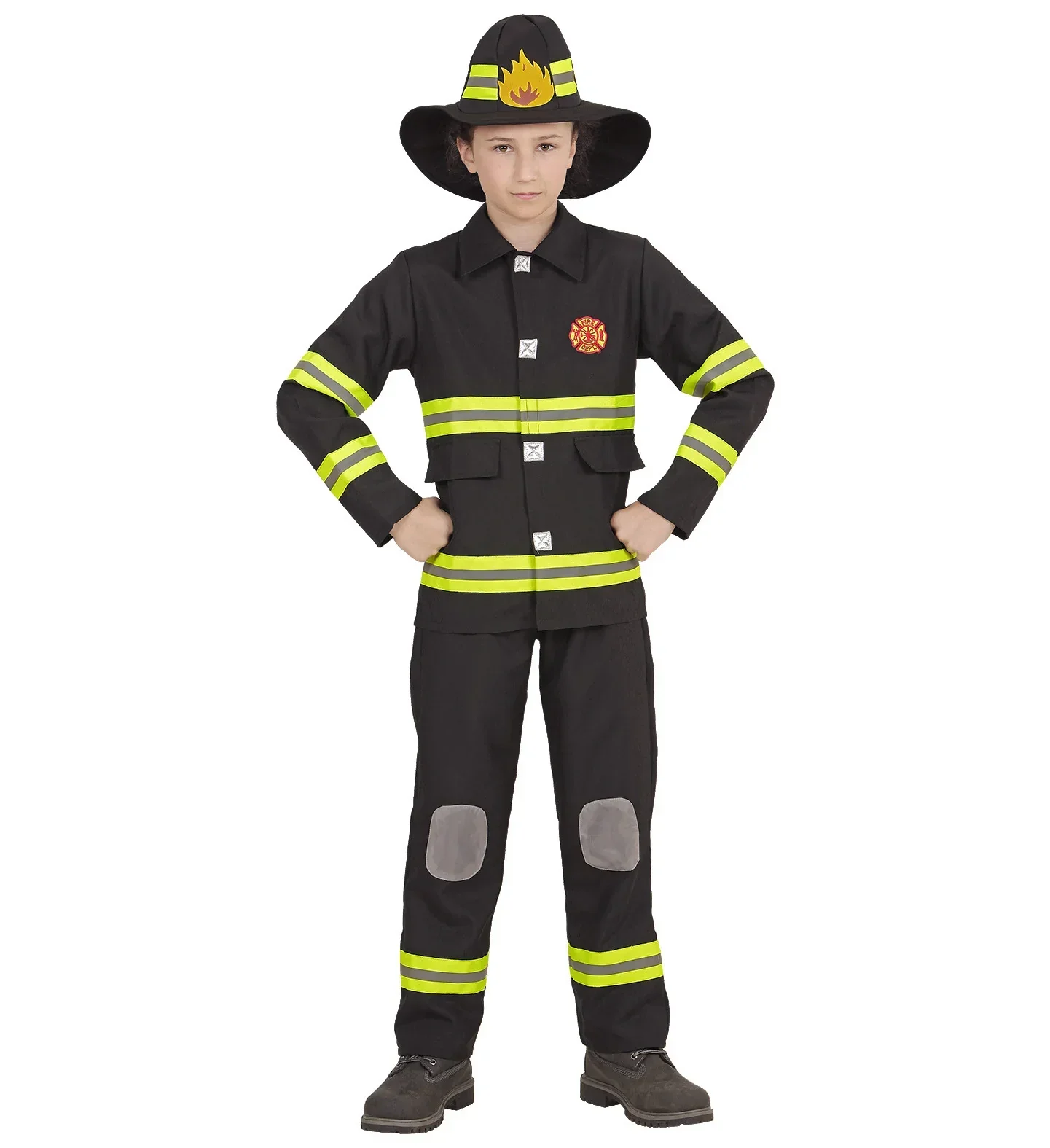Disfraz de Bombero Azul Infantil - Image 3