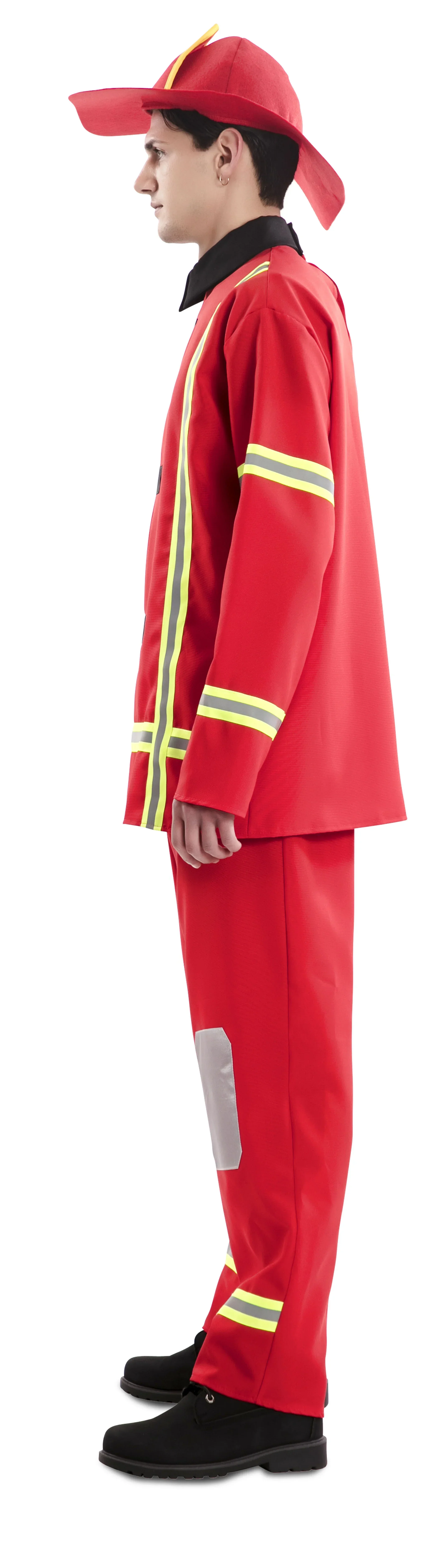 Disfraz de Bombero Rojo para Adulto - Image 3