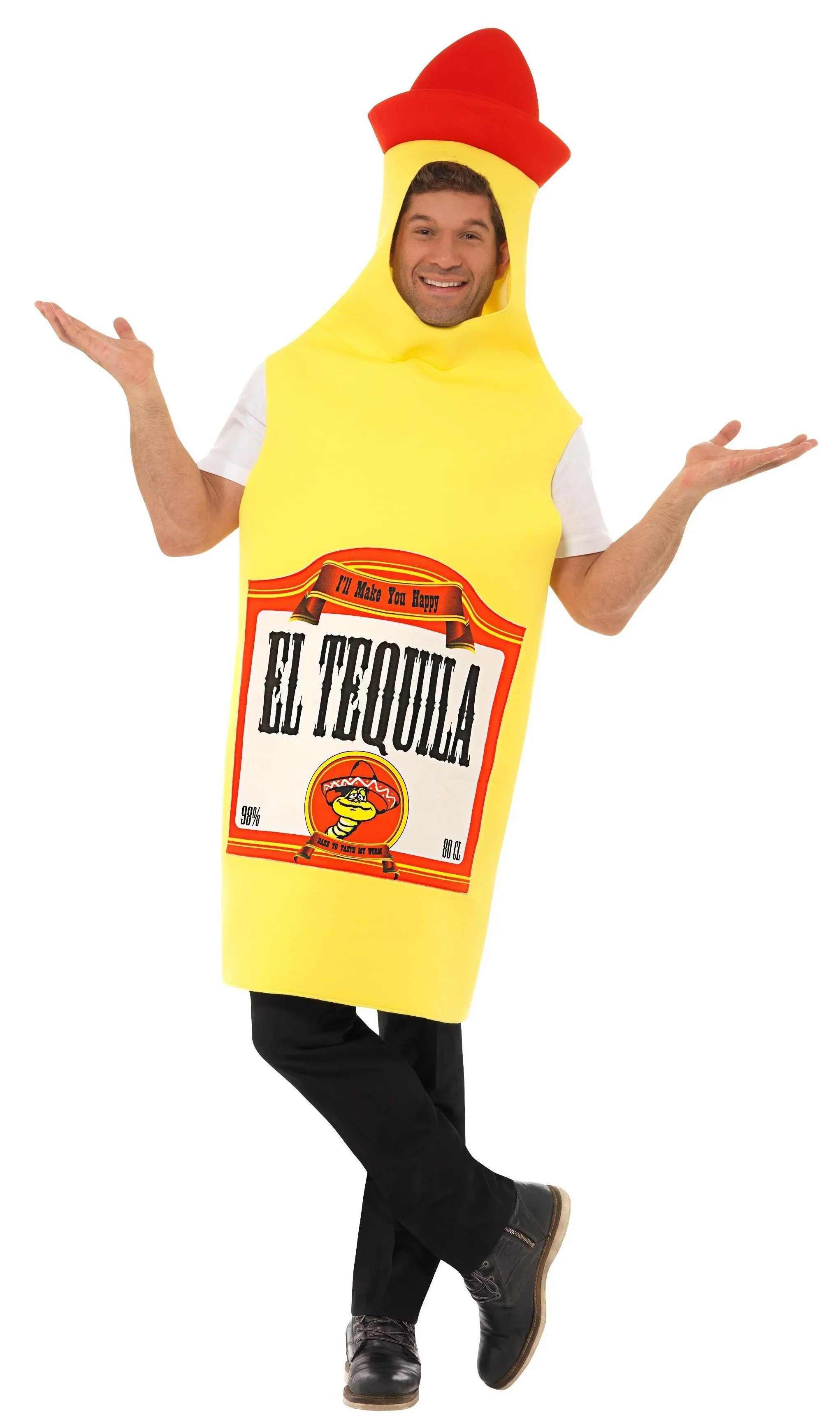 Disfraz de Botella de Tequila Mexicano para Adulto - Image 3