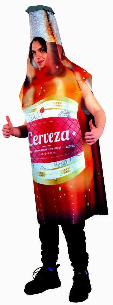 Disfraz de Botellín de Cerveza para Adulto - Image 3
