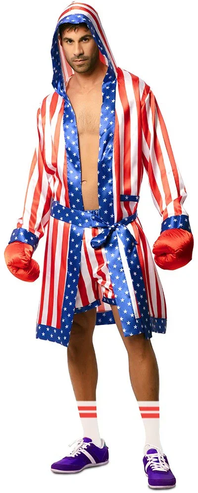 Disfraz de Boxeador Americano para Hombre - Image 3