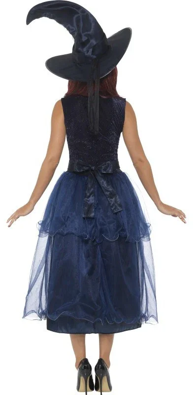 Disfraz de Bruja Azul Oscuro para Mujer - Image 2