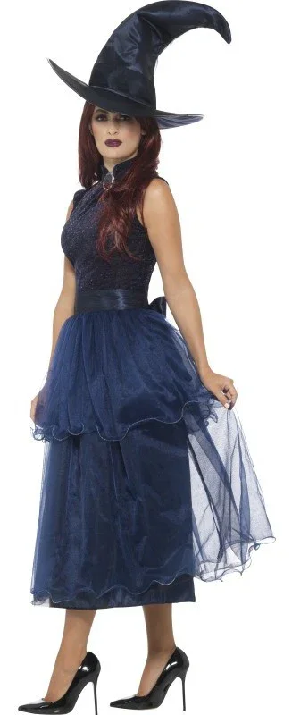Disfraz de Bruja Azul Oscuro para Mujer - Image 3