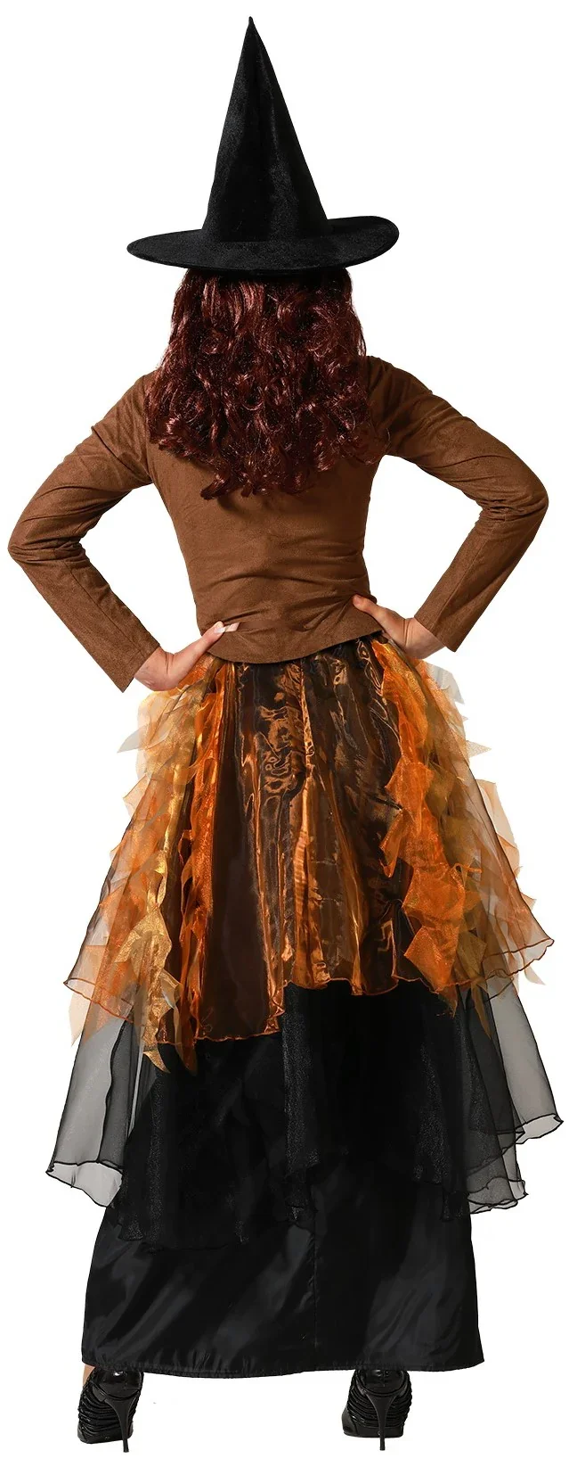 Disfraz de Bruja Elegante Marrón para Mujer - Image 2