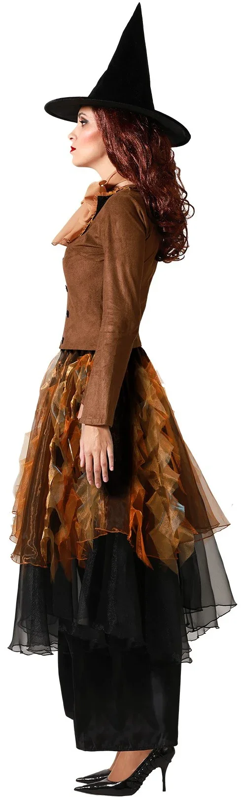Disfraz de Bruja Elegante Marrón para Mujer - Image 3