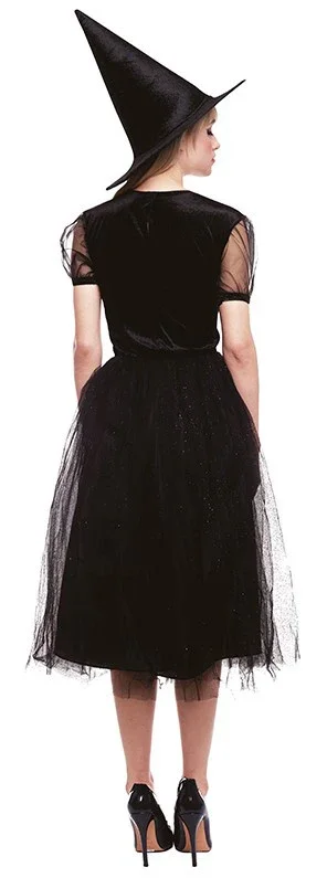 Disfraz de Bruja Negra Elegante para Adulto - Image 2