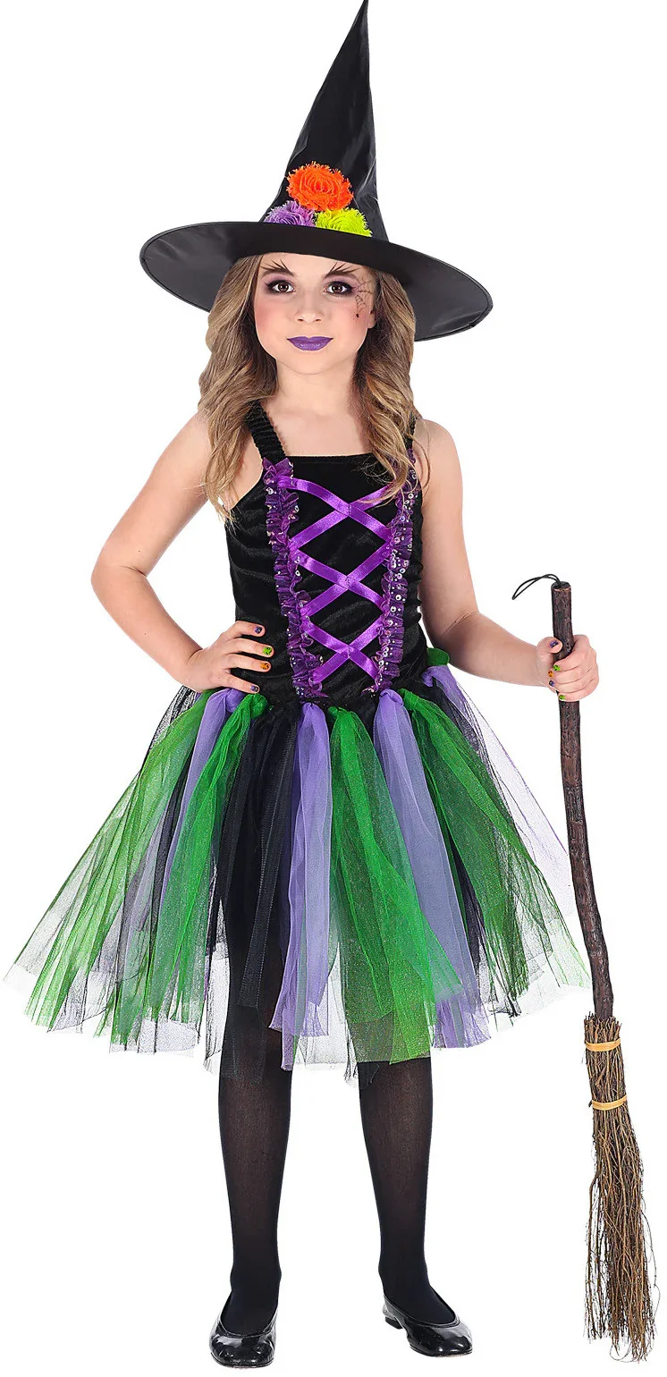 Disfraz de Bruja con Tutú Infantil - Image 2