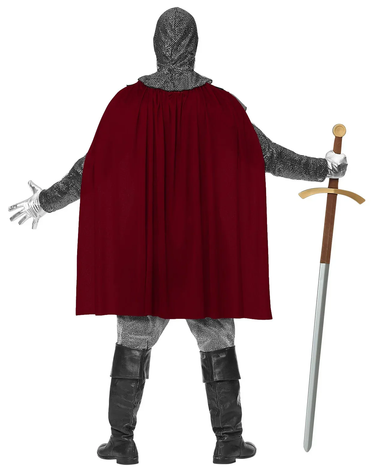 Disfraz de Caballero Medieval Azul para Hombre - Image 2
