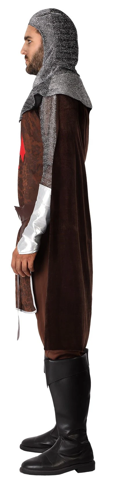 Disfraz de Caballero Medieval Cruzado para Hombre - Image 3
