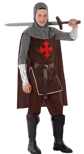 Disfraz de Caballero Medieval Cruzado para Niño - Image 4