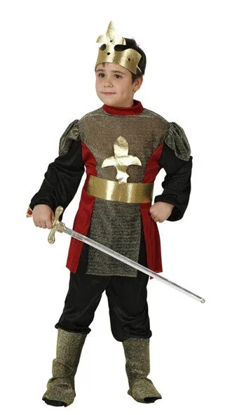 Disfraz de Rey Medieval para Niño - Image 3