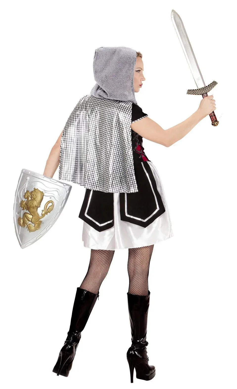 Disfraz de Caballero Real Medieval para Mujer - Image 2