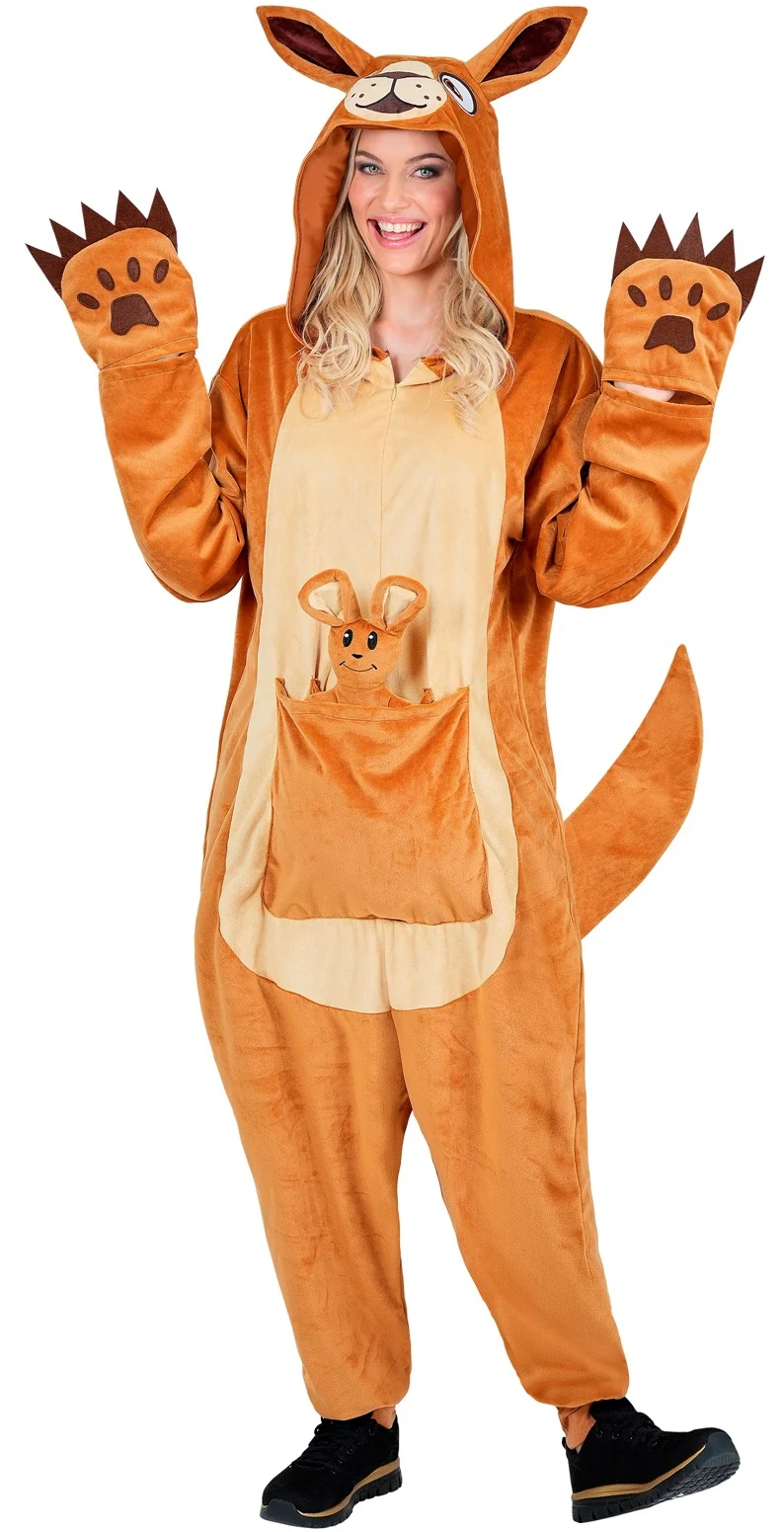 Disfraz de Canguro Pijama para Adulto
