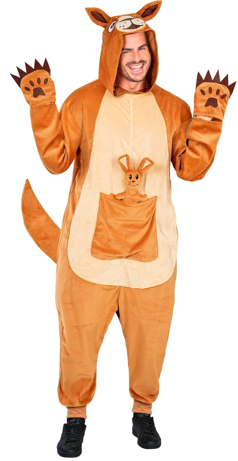 Disfraz de Canguro Pijama para Adulto - Image 2
