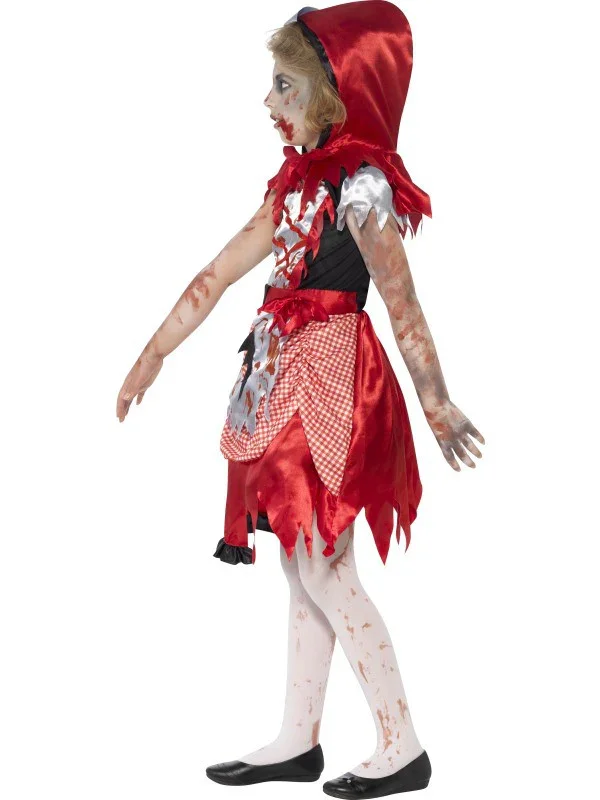 Disfraz de Caperucita Roja Zombie para Niña - Image 3