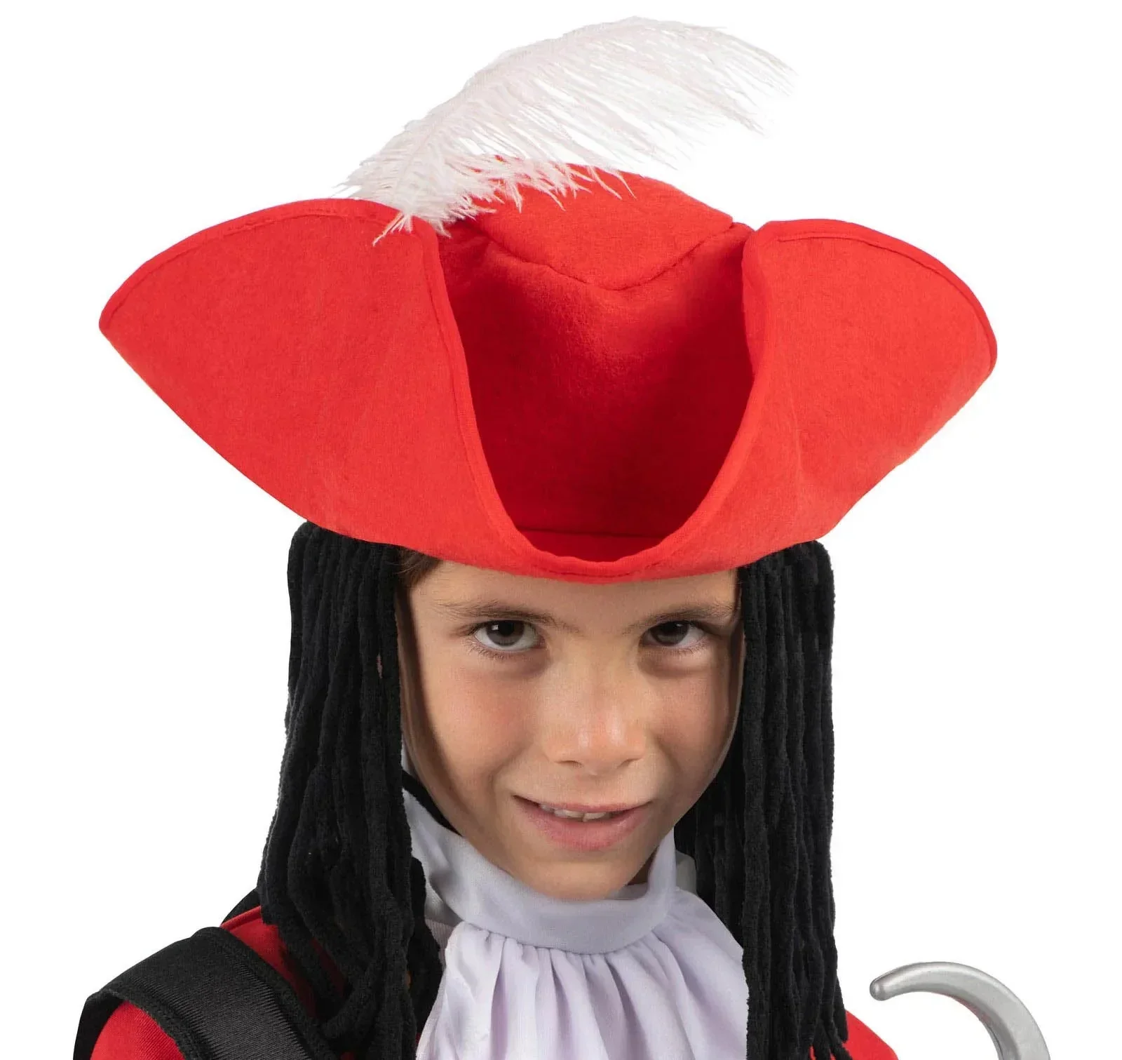 Disfraz de Capitán Garfio Rojo para Niño - Image 5