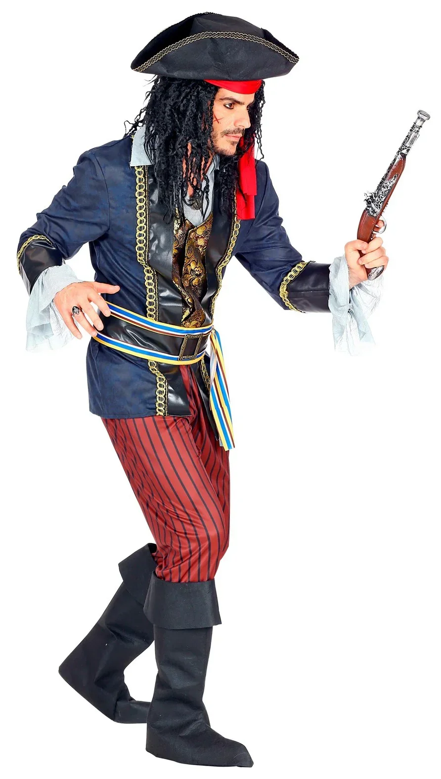 Disfraz de Capitán Pirata Elegante para Hombre - Image 3