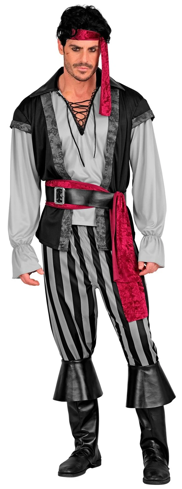 Disfraz de Capitán Pirata Oscuro para Hombre