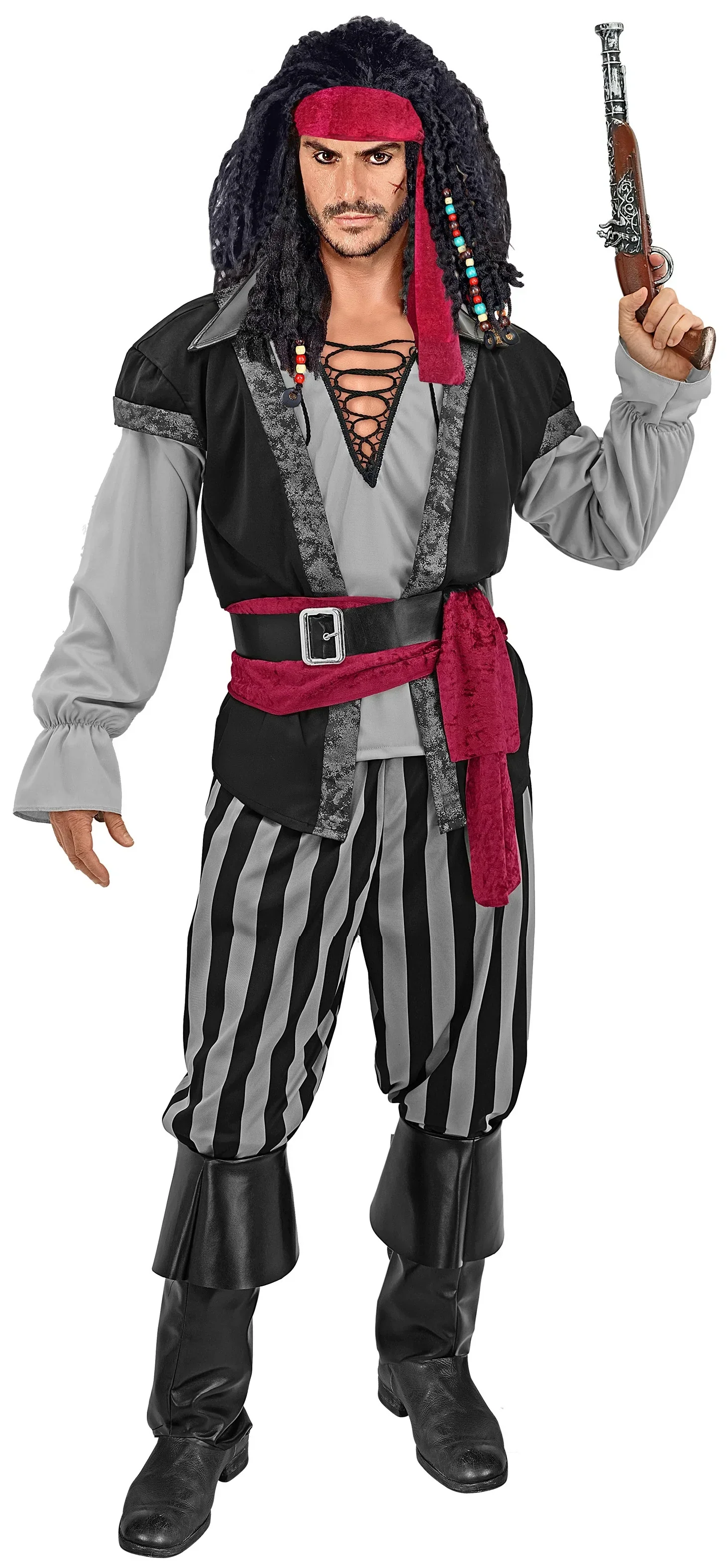 Disfraz de Capitán Pirata Oscuro para Hombre - Image 4