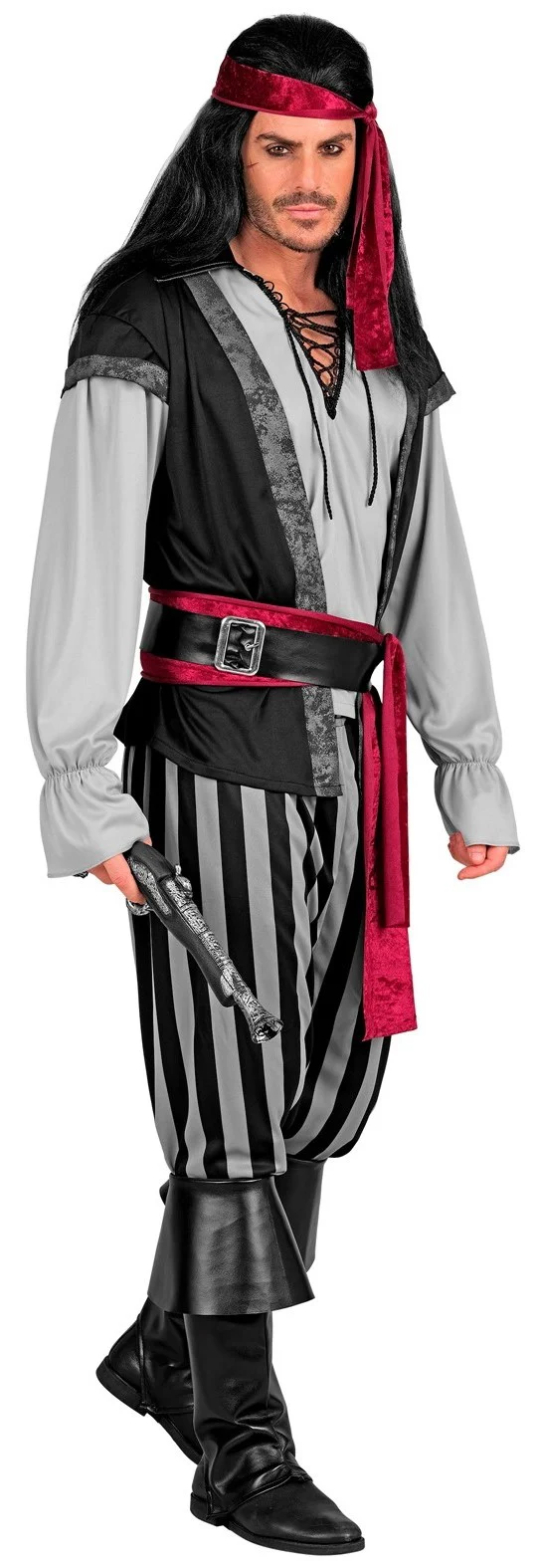 Disfraz de Capitán Pirata Oscuro para Hombre - Image 7