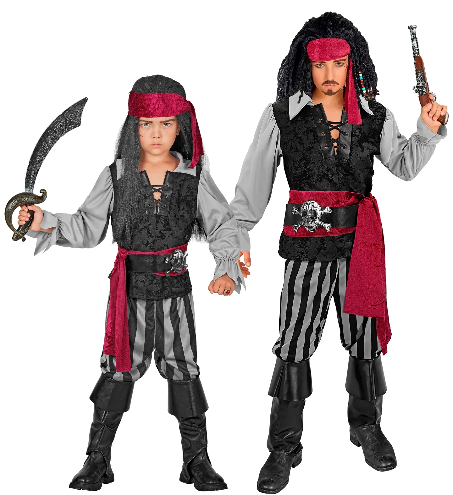 Disfraz de Capitán Pirata Oscuro para Niño - Image 4