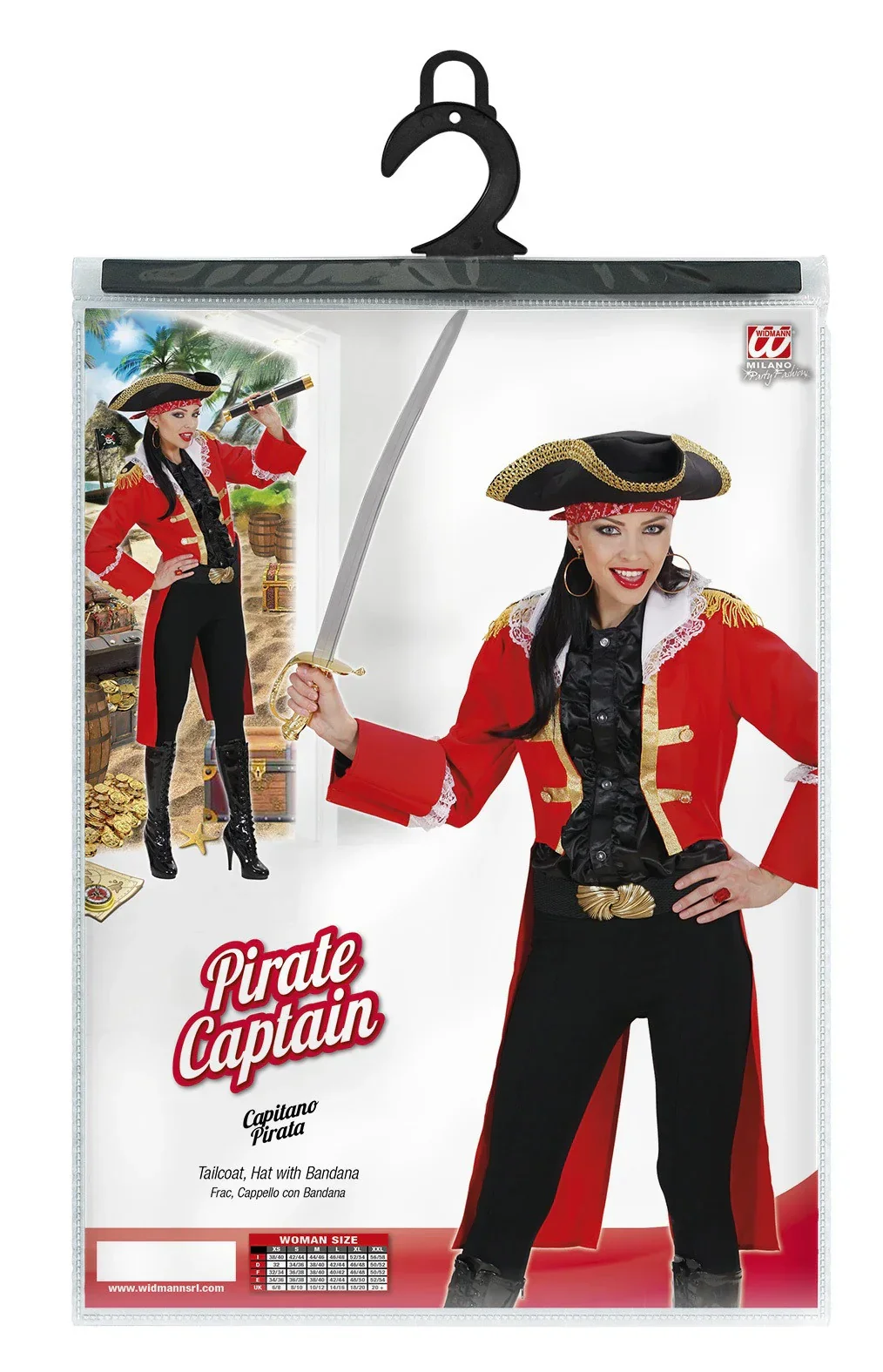 Disfraz de Capitán Pirata para Mujer - Image 5