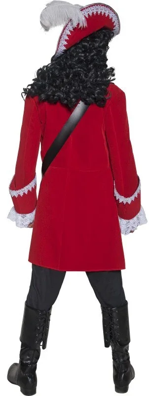 Disfraz de Capitán Pirata Rojo para Hombre - Image 2