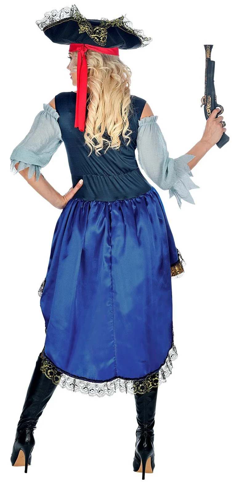 Disfraz de Capitana Pirata Estilosa para Mujer - Image 2