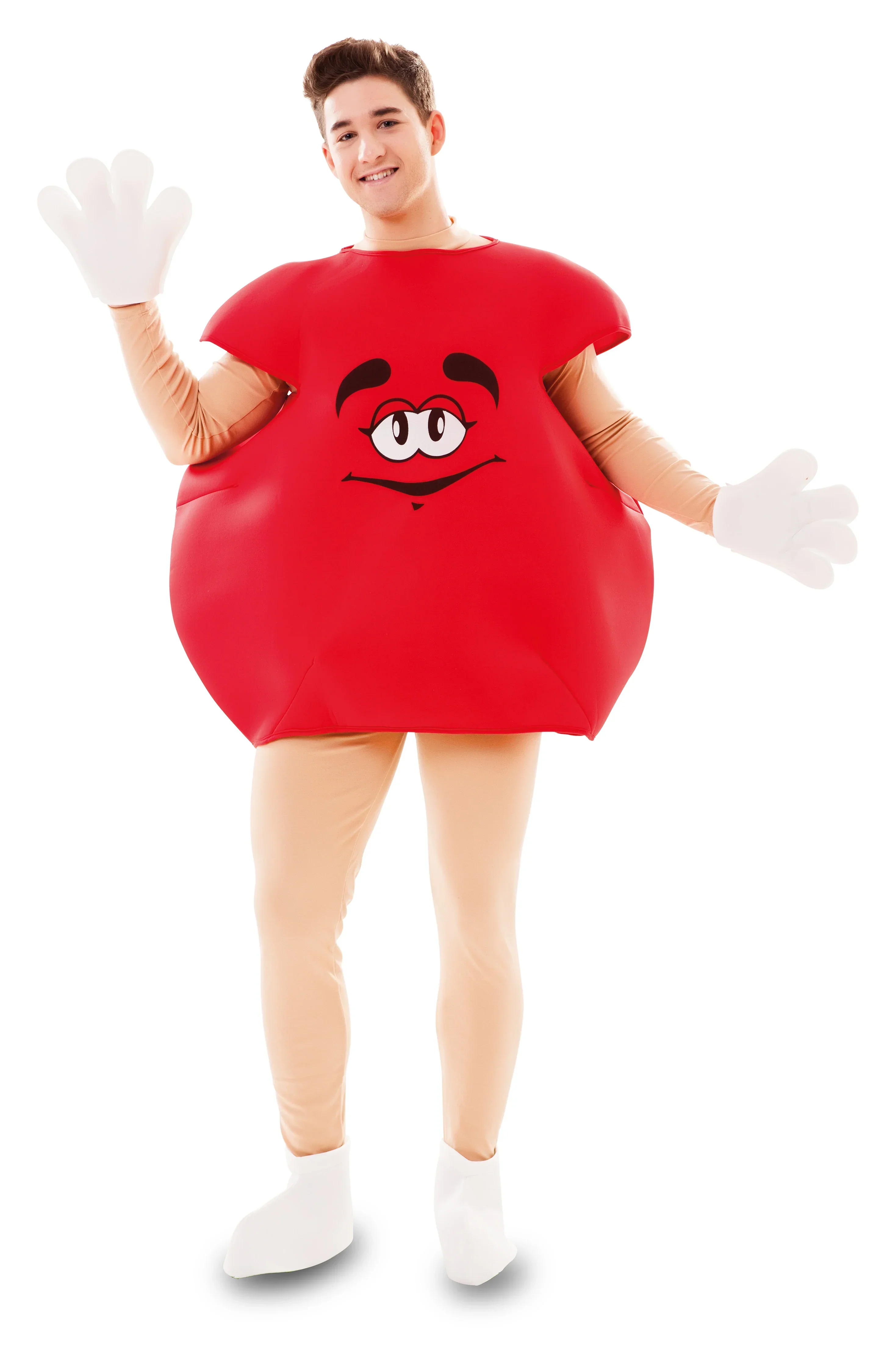 Disfraz de Caramelo M&M's Rojo para Adulto - Image 2