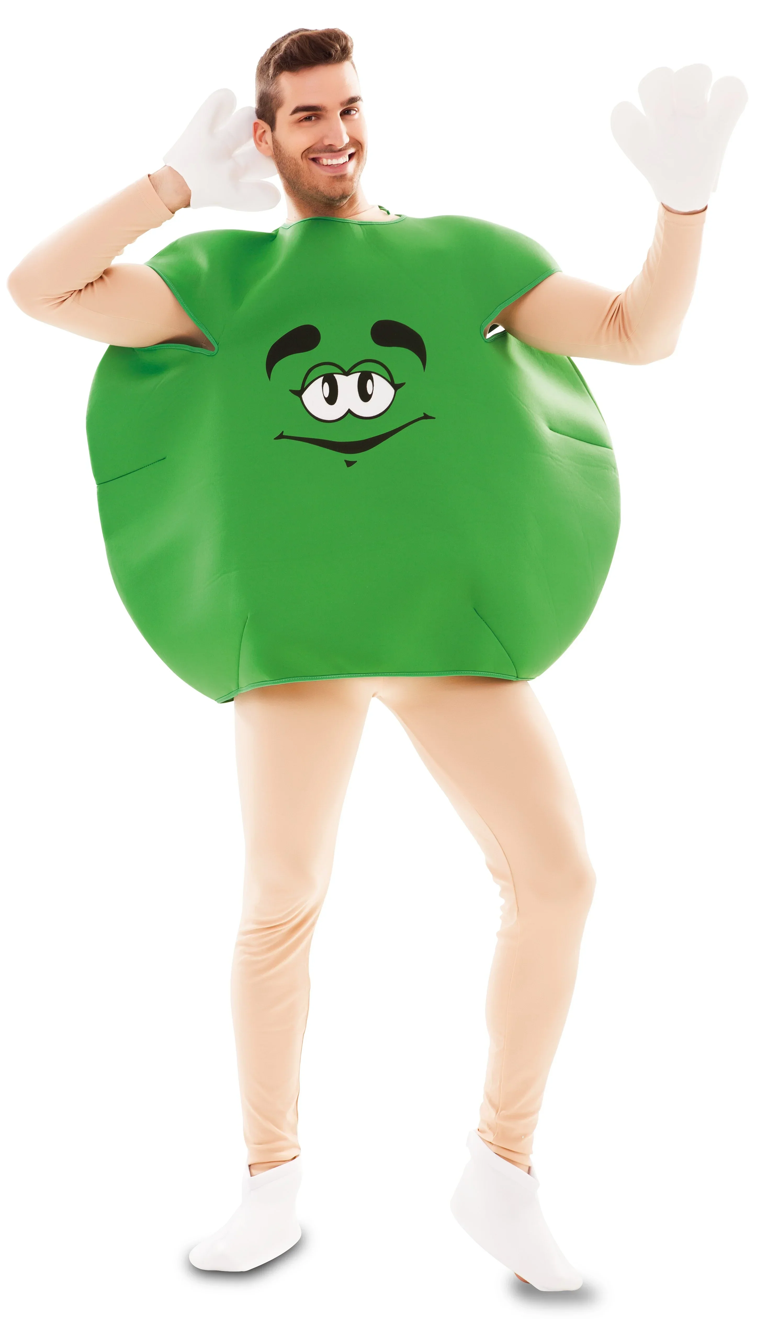 Disfraz de Caramelo M&M's Verde para Adulto - Image 3