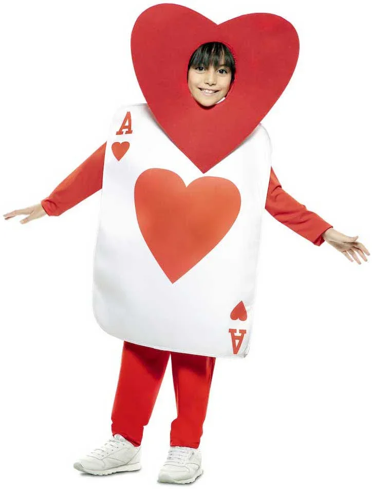 Disfraz de Carta As de Corazones Infantil - Image 2