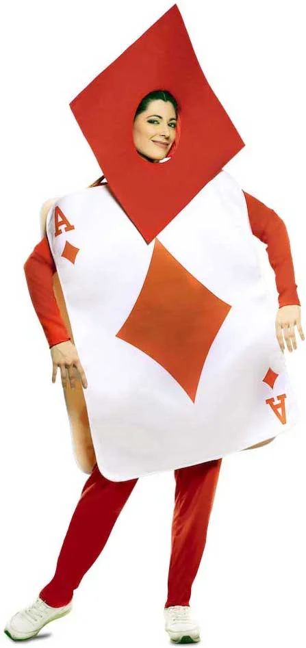 Disfraz de Carta As de Diamantes para Adulto - Image 2