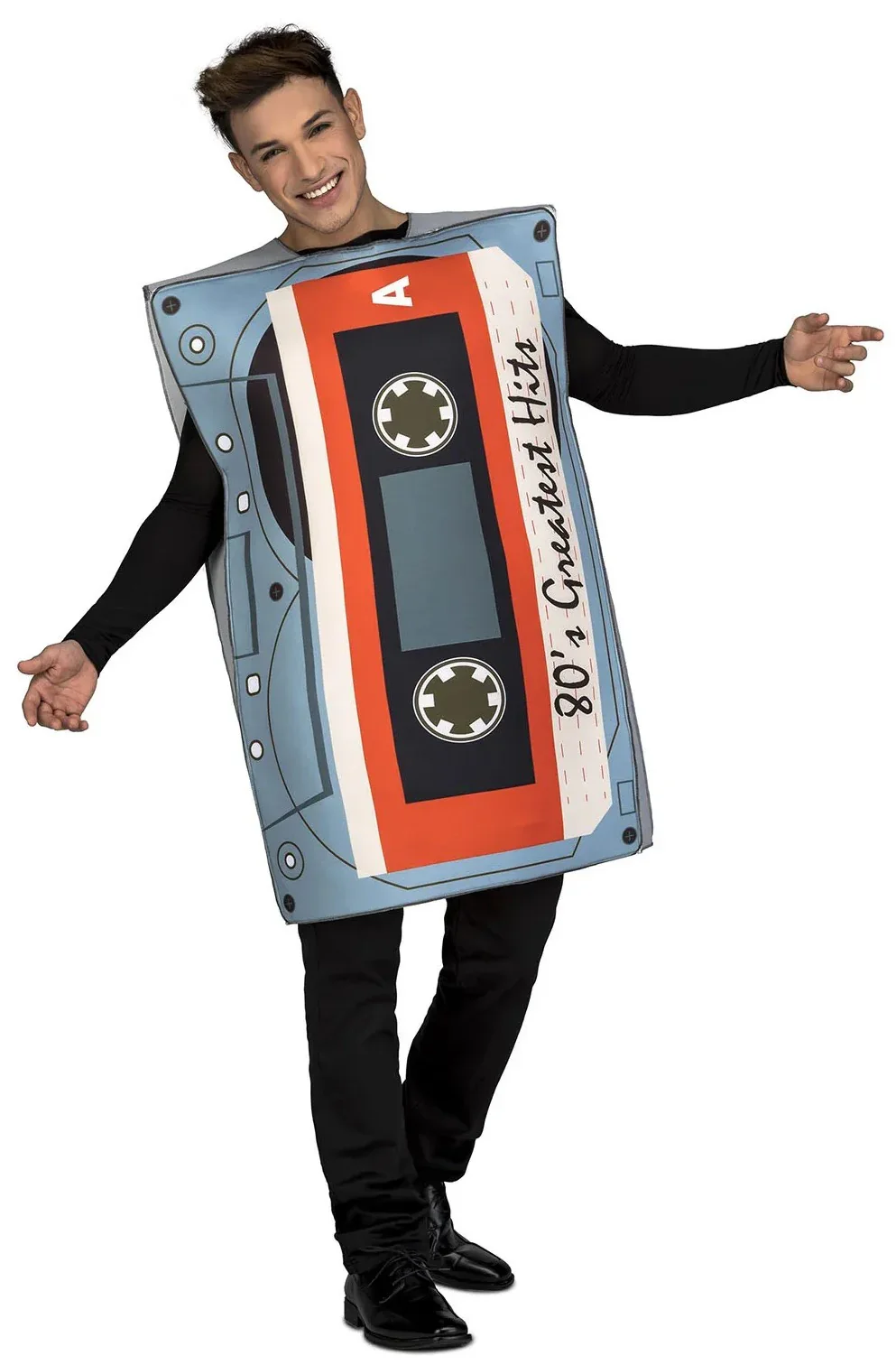 Disfraz de Cassette Grandes Éxitos Años 80 para Adulto - Image 2