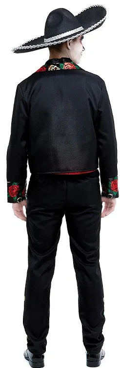 Disfraz de Catrin Esqueleto Mexicano para Hombre - Image 2