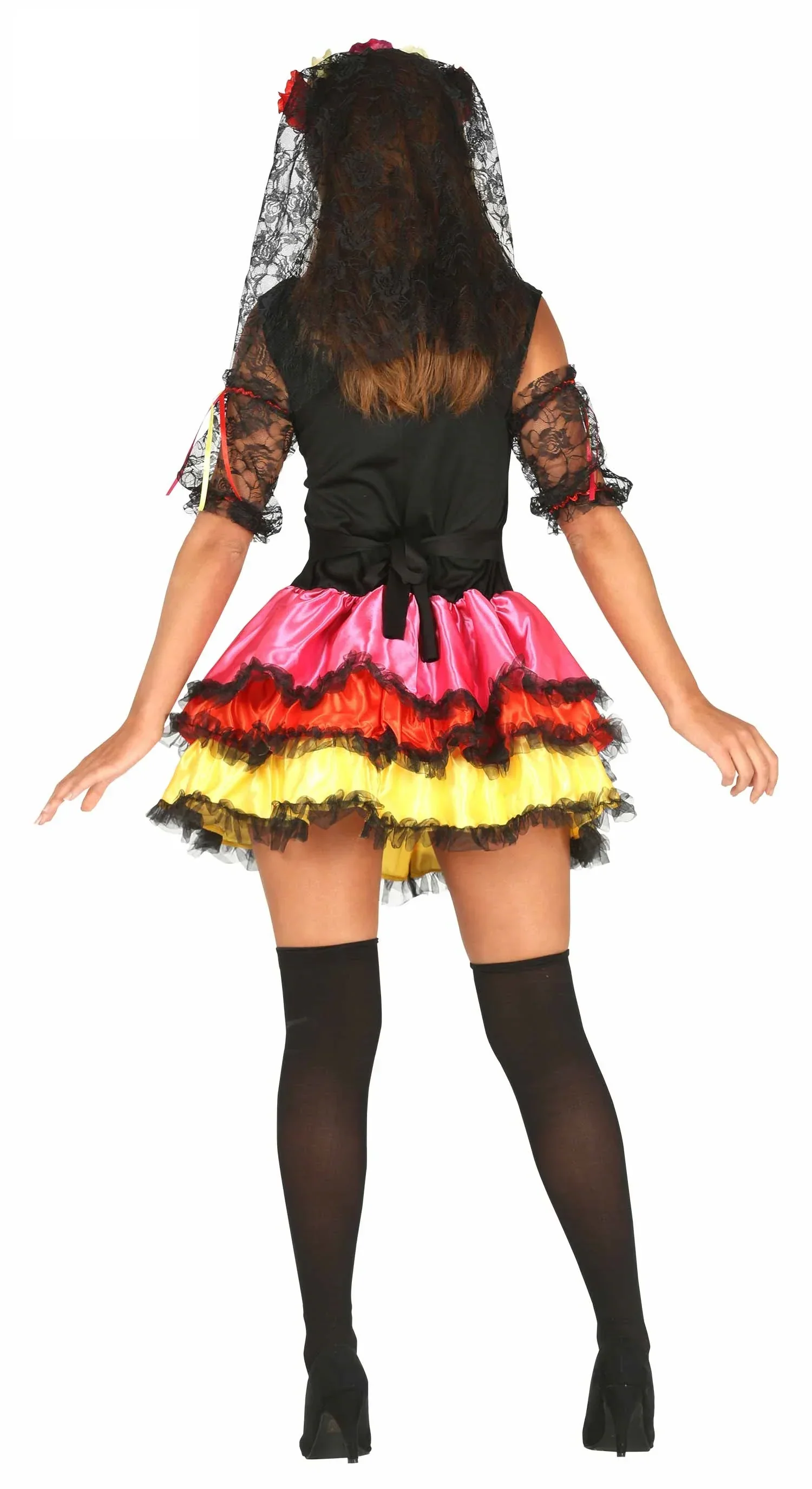 Disfraz de Catrina Colorida para Mujer - Image 2