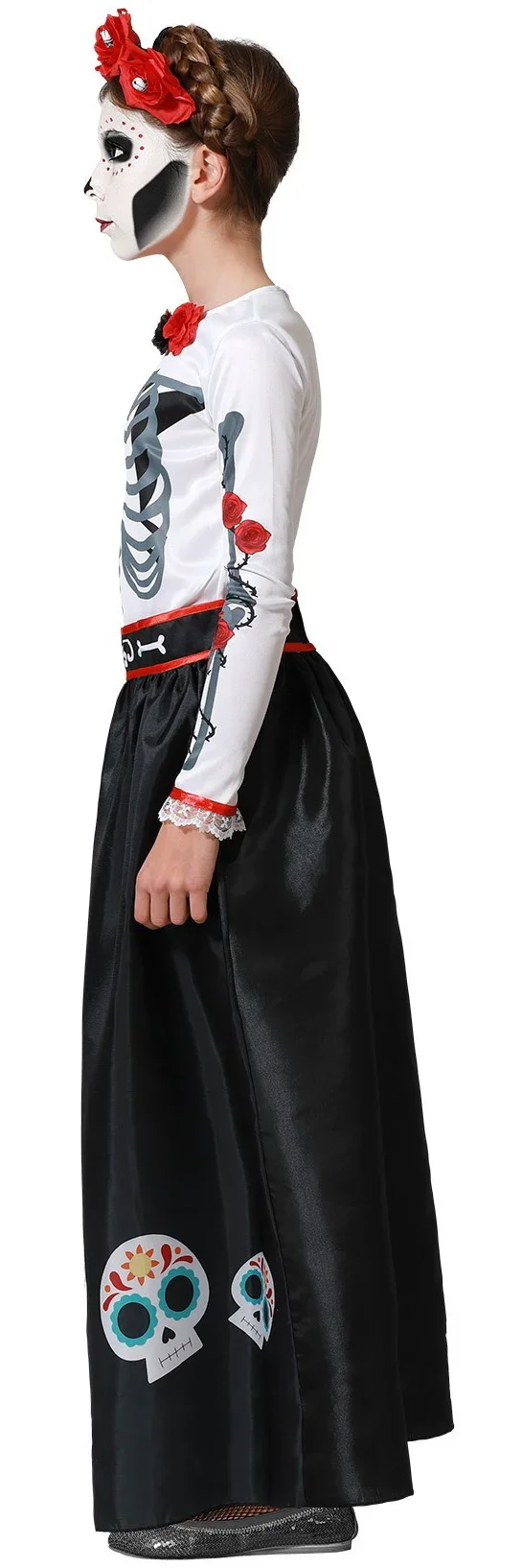 Disfraz de Catrina Esqueleto Infantil - Image 3