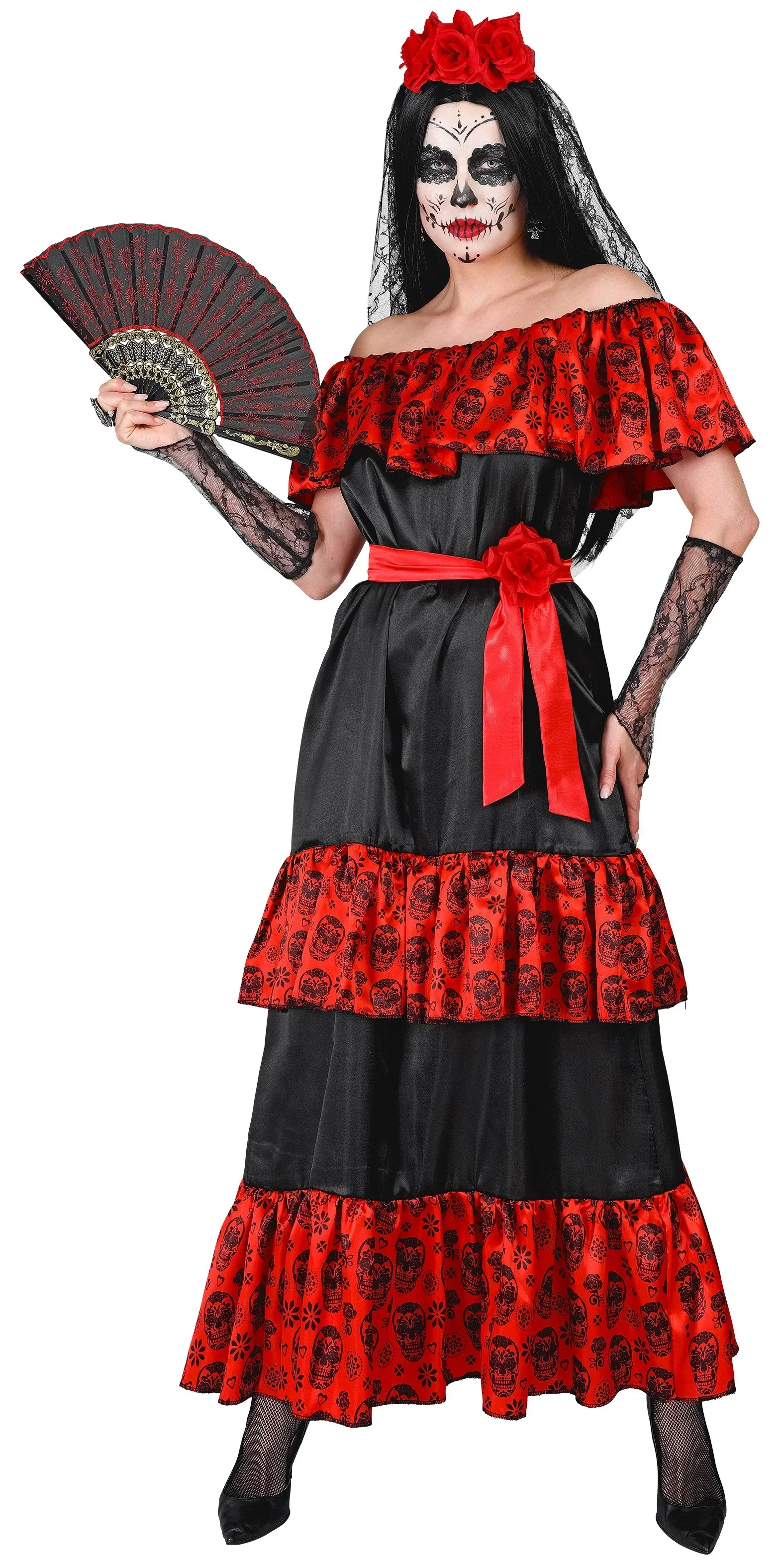 Disfraz de Catrina Mexicana Elegante para Mujer