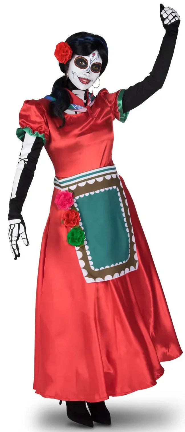 Disfraz de Catrina Rosabella para Adulto - Image 3