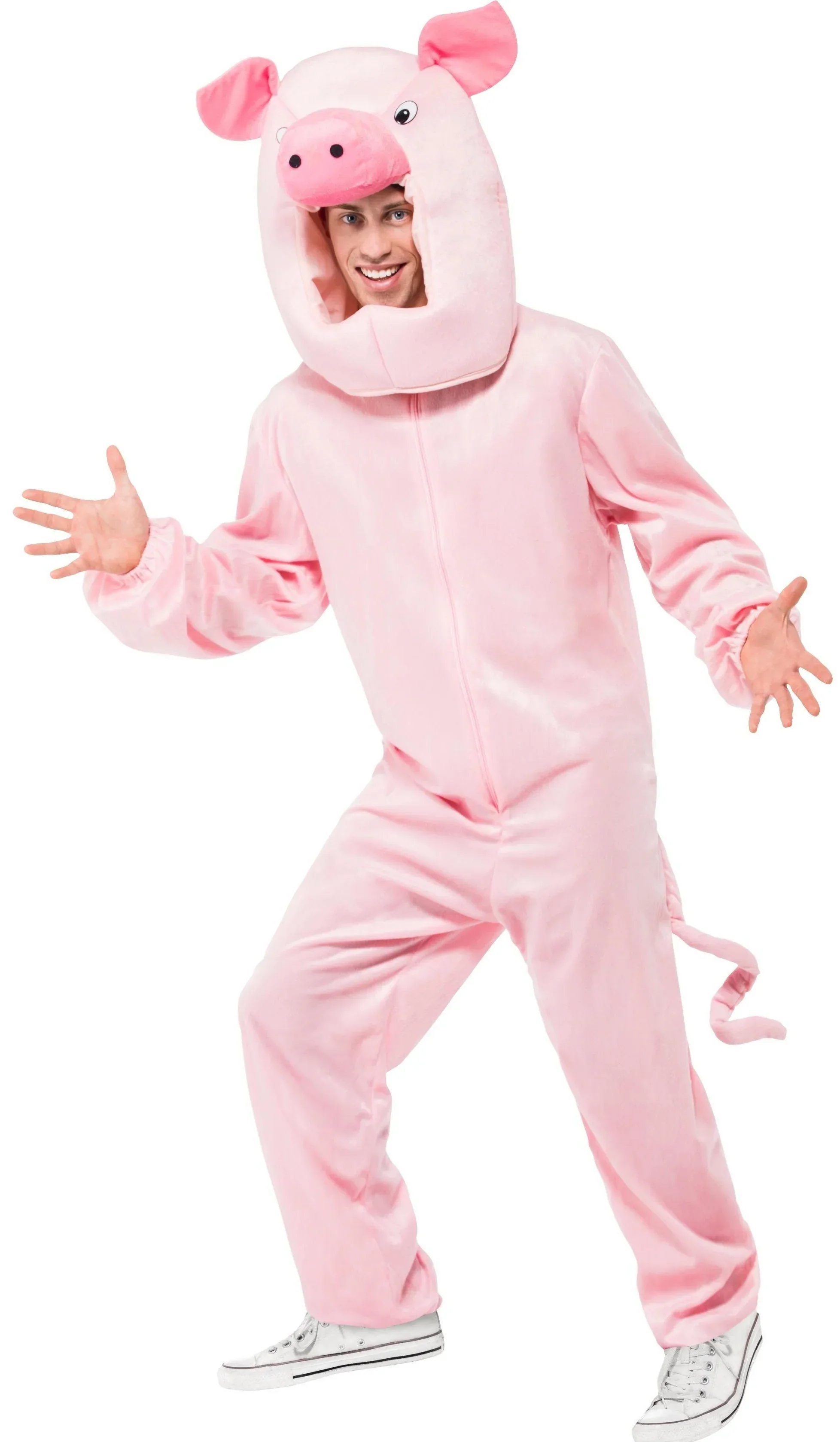 Disfraz de Cerdito Rosa para Hombre - Image 3
