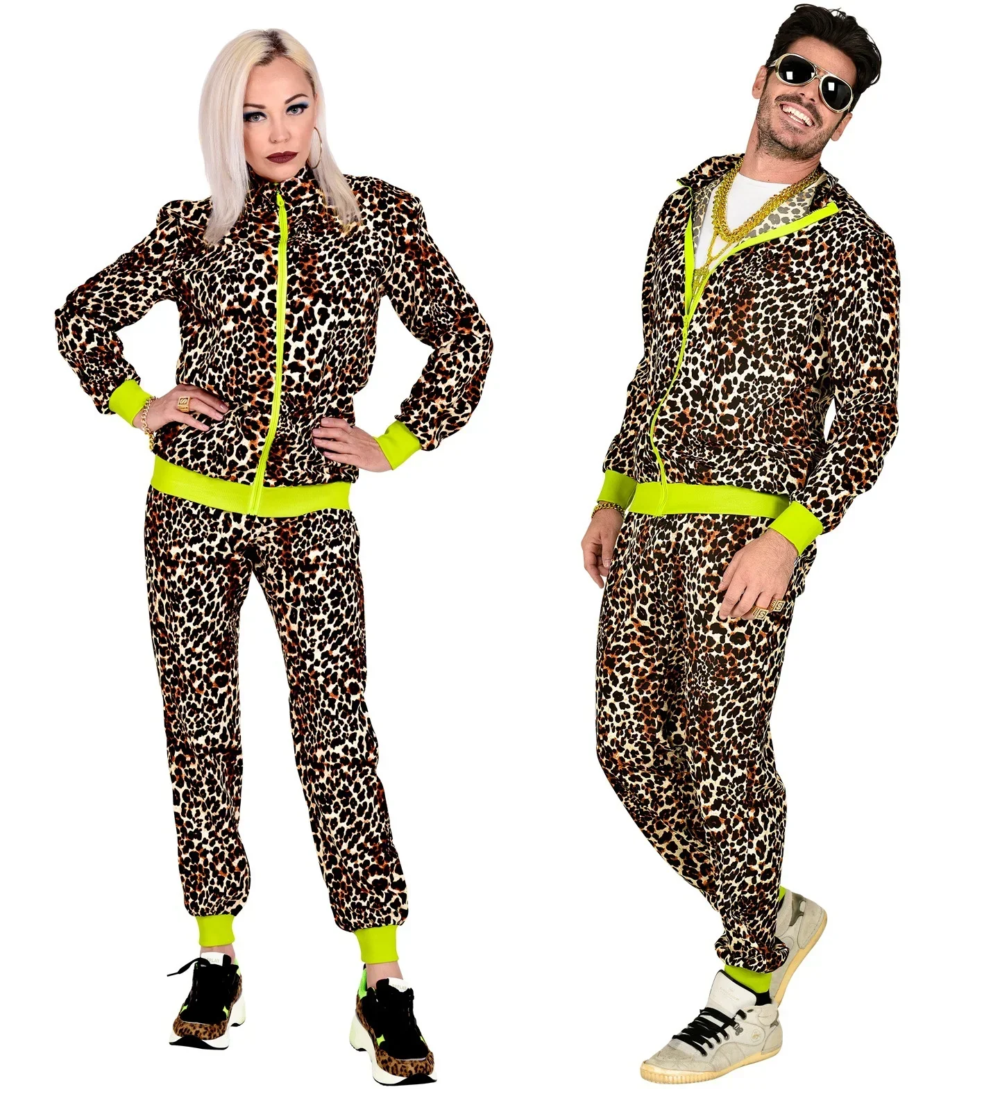 Disfraz Chándal Años 80 de Leopardo para Adulto - Image 4