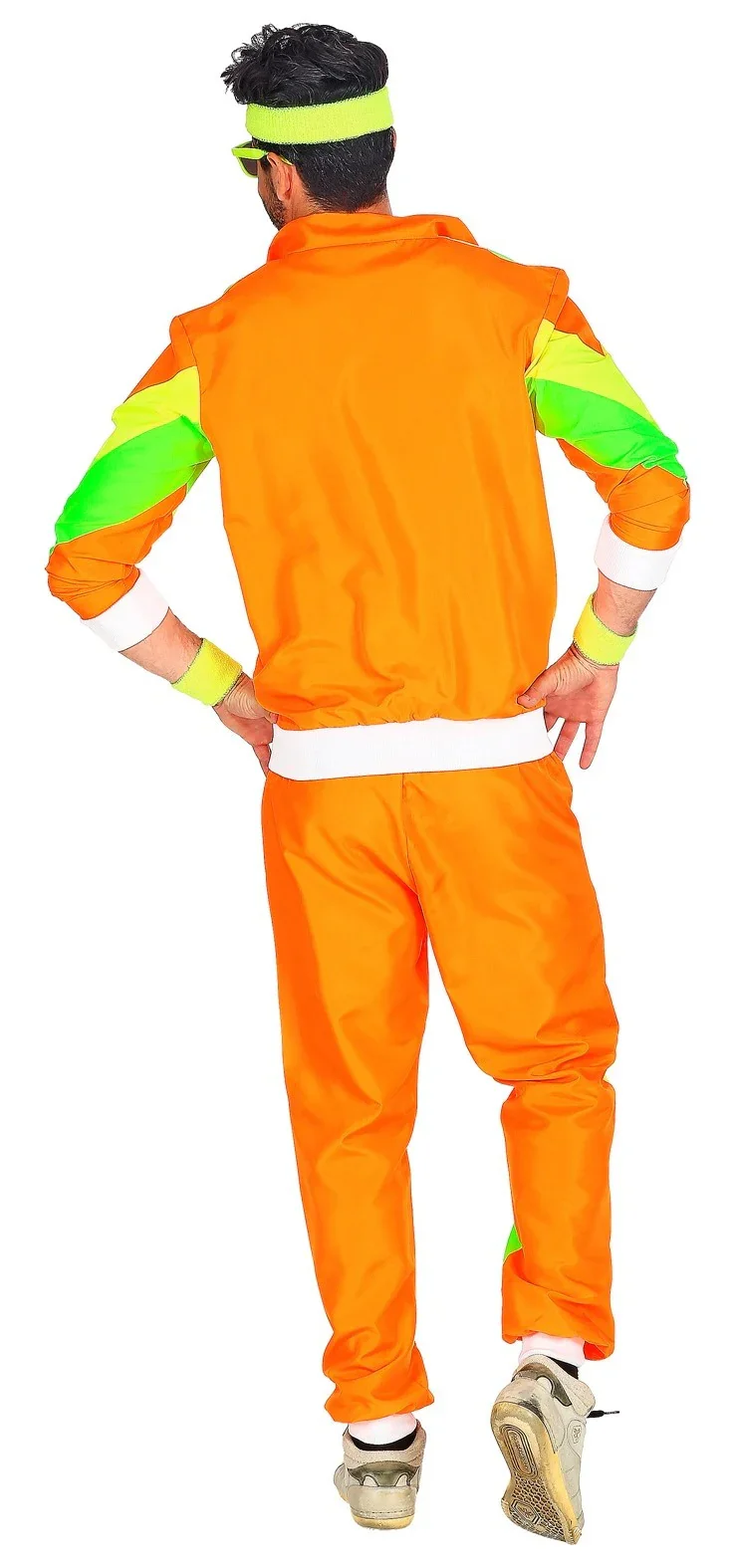 Disfraz Chándal Años 80 Naranja para Adulto - Image 3