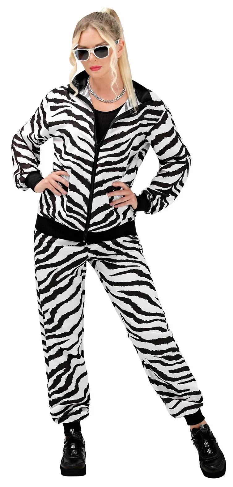 Disfraz Chándal con Estampado de Cebra para Adulto - Image 3