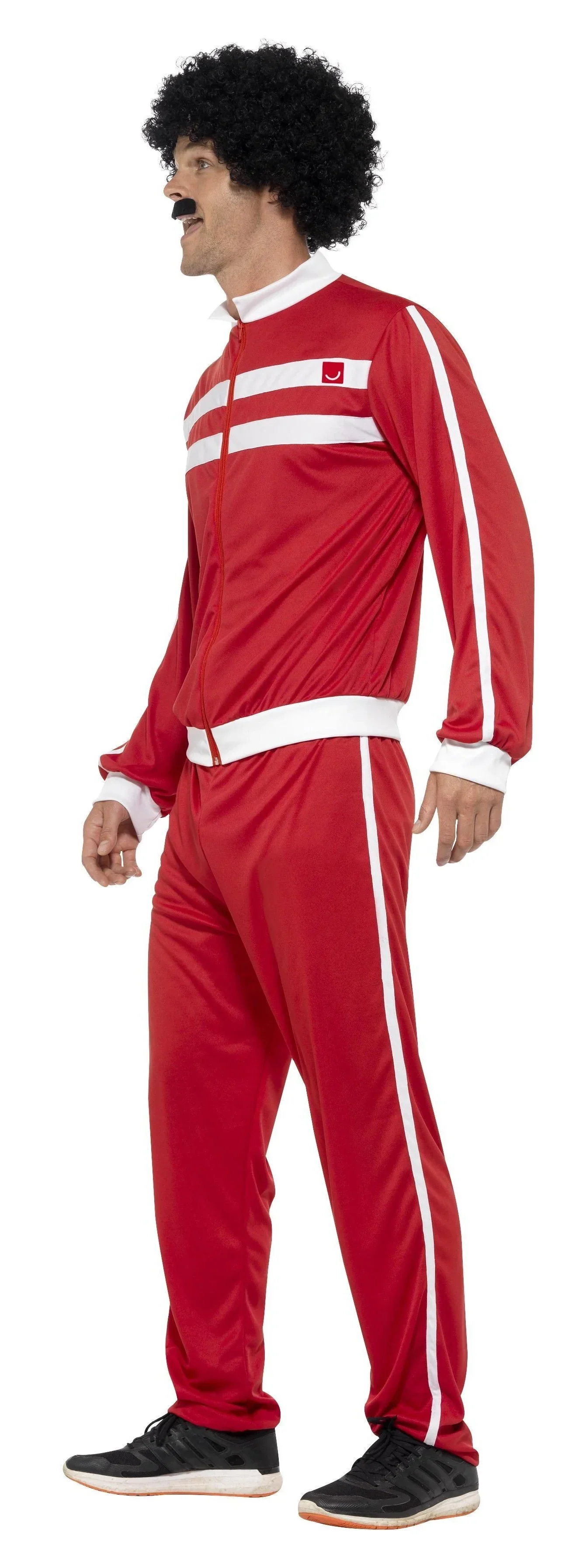 Disfraz Chándal Rojo Años 80 para Adulto - Image 4