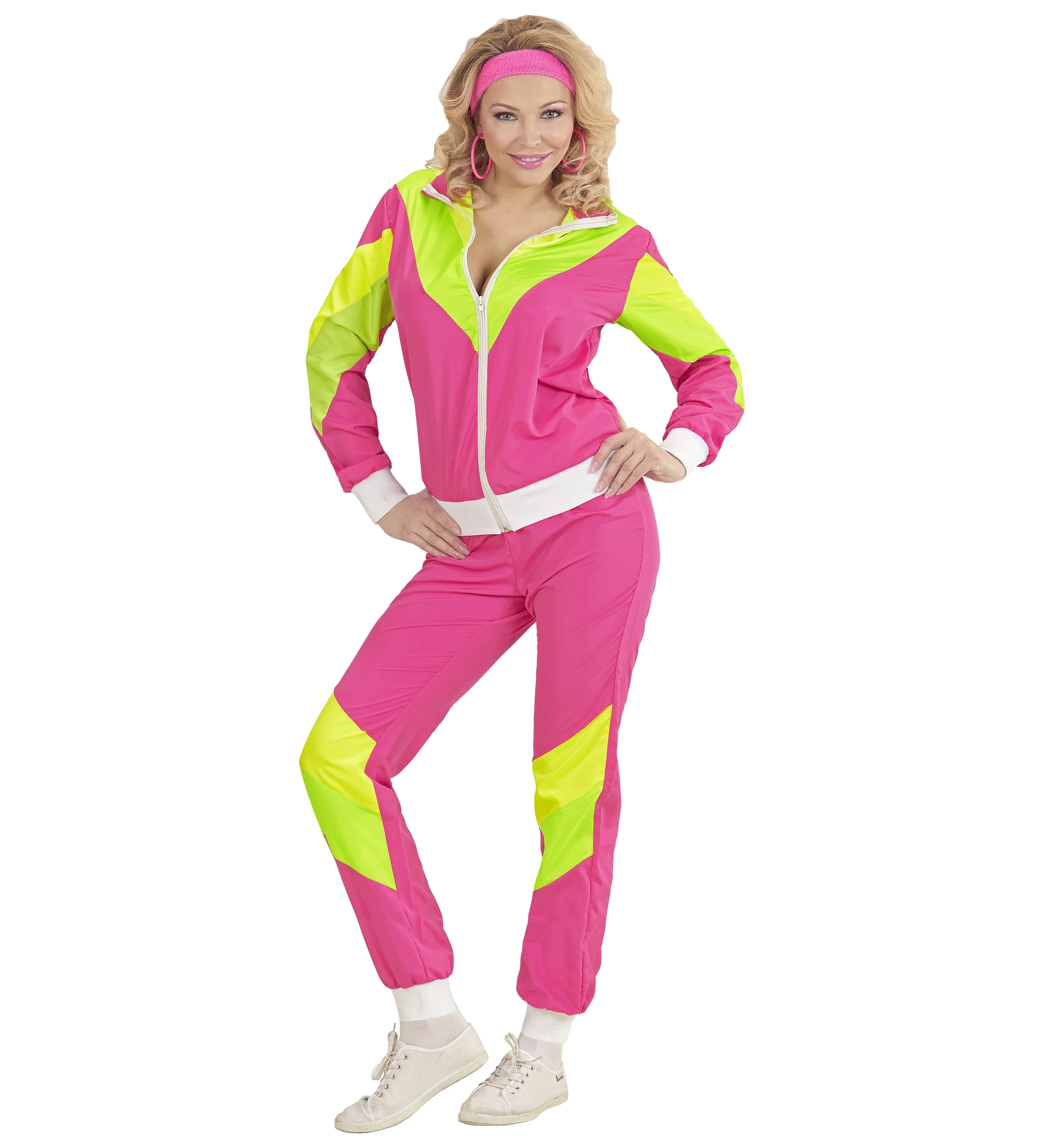 Disfraz Chándal Rosa Años 80 para Adulto - Image 3
