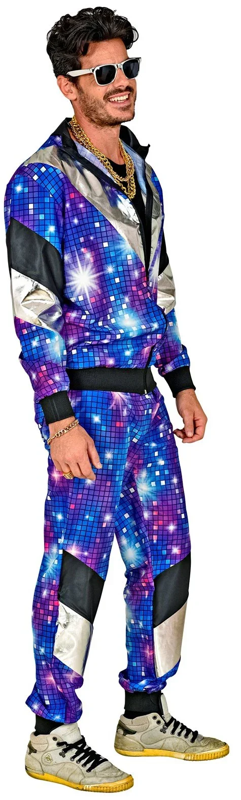 Disfraz Chándal de Táctel de Bola Disco para Adulto - Image 3